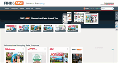 Desktop Screenshot of lebanonoin.findnsave.com